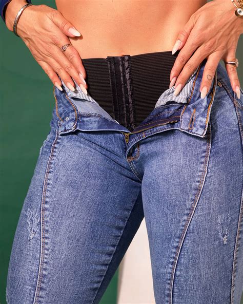 Cal A Jeans Super Lipo Modeladora Bolso Jeans Ousadia Jeans