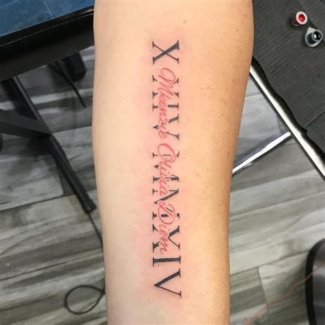 125 Roman Numeral Tattoos Have A Better Appeal With Numerical Tattoos