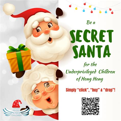 Secret Santa List Angels For Children