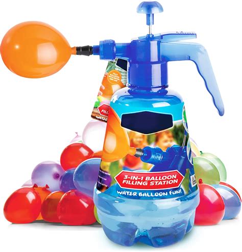 Water Balloon Pump With 250 Balloons Included 3 In 1 Air