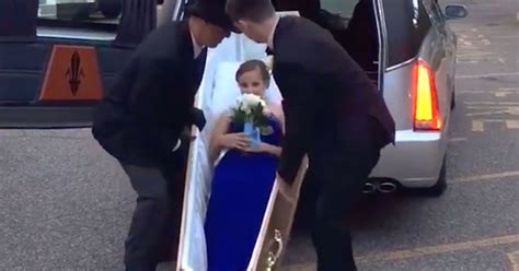 New Jersey Teen Meghan Flaherty Arrived To Prom In A Coffin