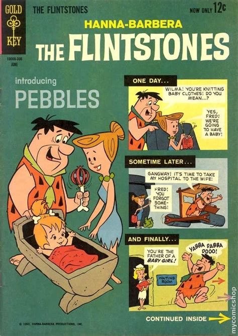 The Flintstones Issue 11 1963 — Introducing Pebbles Comic Books Stars Comic Books