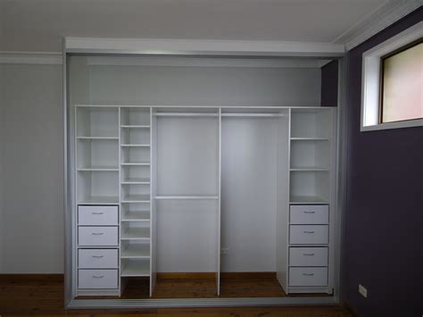 What do you have the most of? Brilliant White Small Closet Furnishing Ideas With Opened ...