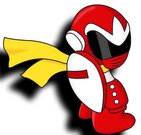 Protoman Powered Up By Reethax On Deviantart