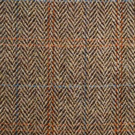 Loome Harris Tweed Fabric Bracken Herringbone By The Metre