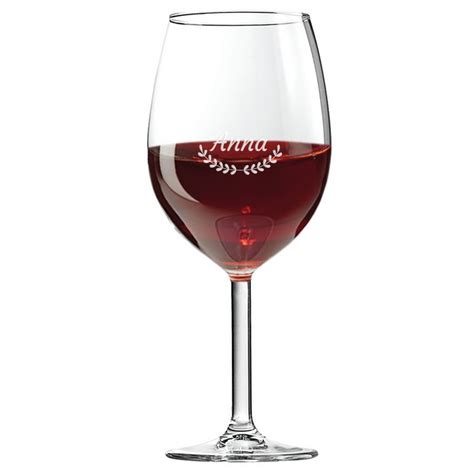 Se cerchi boccali e bicchieri personalizzati, sei incappato nella sezione giusta. Calice da vino con iniziale incisa | Bicchieri incisi ...