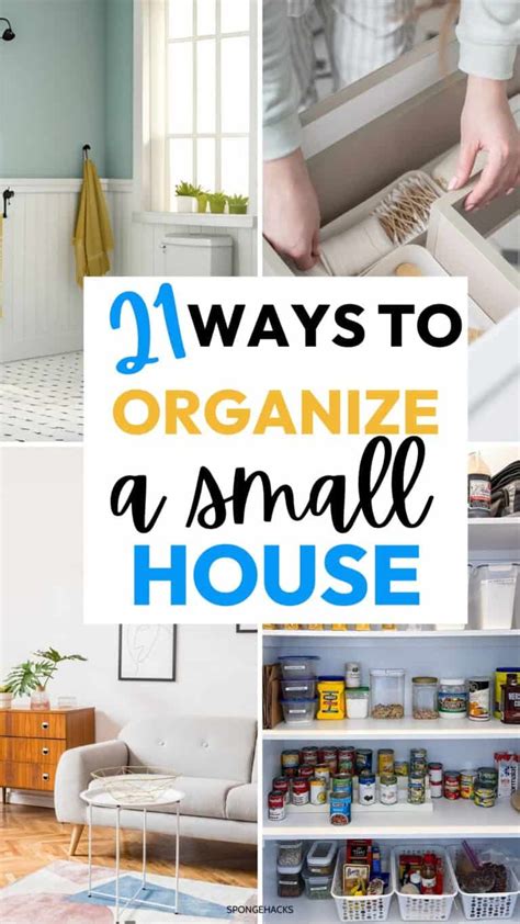 21 Ways To Organize Your Small House With No Storage Sponge Hacks