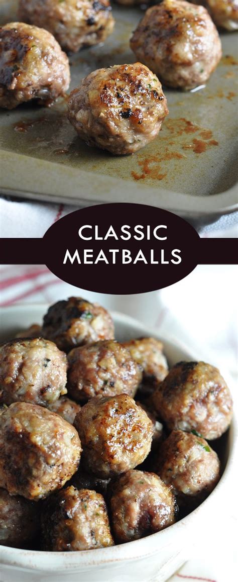 Classic Meatballs Easy Recipes