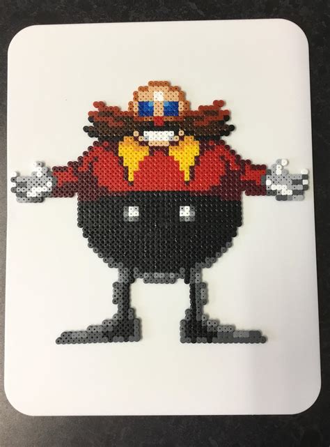 Doctor Eggman Hama Bead Sprite Art By Dogtorwho On Deviantart