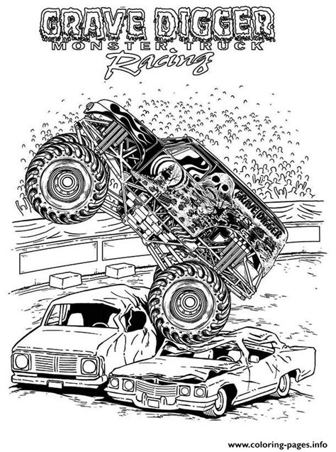 Https://tommynaija.com/coloring Page/grave Digger Monster Truck Coloring Pages