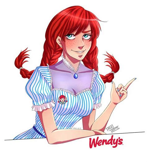 Yes Wendys Logo Wendy Anime Savage Logo Adagio 3d Girl Logo Food