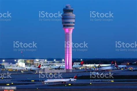 Atlanta Airport Atl Tower Stock Photo Download Image Now Hartsfield