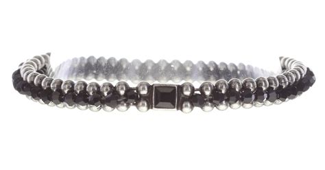 Konplott Bracelet Bead Snakes Black