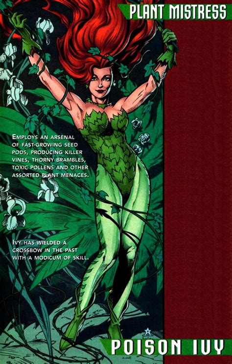 Poison Ivy Villain Poison Ivy Comic Dc Poison Ivy Poison Ivy Dc