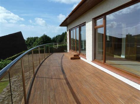 Glass balustrades no doubt give your home a sophisticated appearance; Glass Balustrade Without a Handrail on Top - Balcony systems