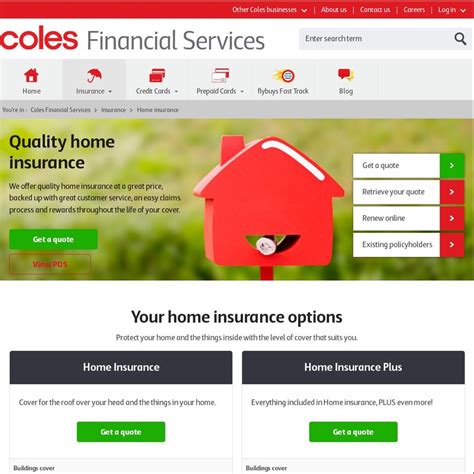 Coles: 35% off When You Buy Coles Home and Contents Insurance or 20%
