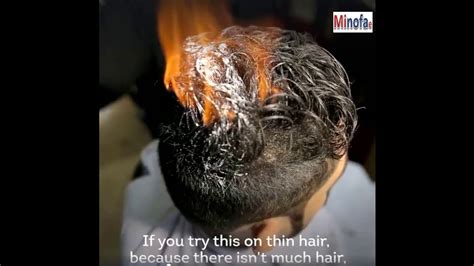 palestine barber fire barber hair cut with real fire youtube