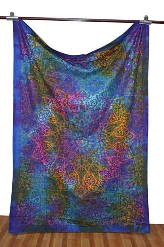 Star Sun And Moon Tapestry Tie Dye Psychedelic Dorm Tapestries