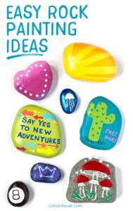 Easy Rock Painting Ideas Anyone Can Make Carla Schauer Designs