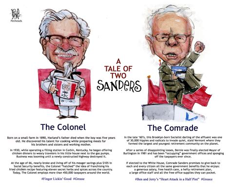 Democratic presidential candidate bernie sanders rallied with thousands of voters in the kentucky city of bowling green on saturday after spending friday calling for a ban on fracking in north dakota. Pat Crowley's Penheads: A Tale of Two Sanders