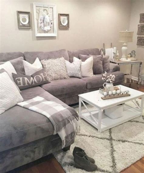 47 Charming Gray Living Room Design Ideas For Your Apartment Living