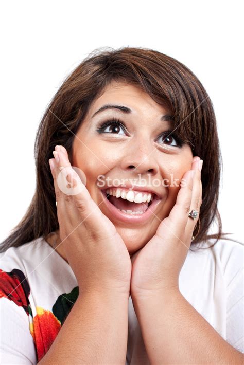 This Young Hispanic Woman Looks Totally And Completely Surprised She