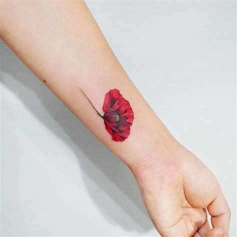 60 Beautiful Poppy Tattoo Designs And Meanings Poppies