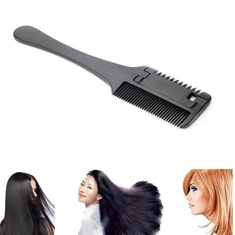 Hair Cutter Comb Cutting Scissors Double Edge Razor Hair Thinning