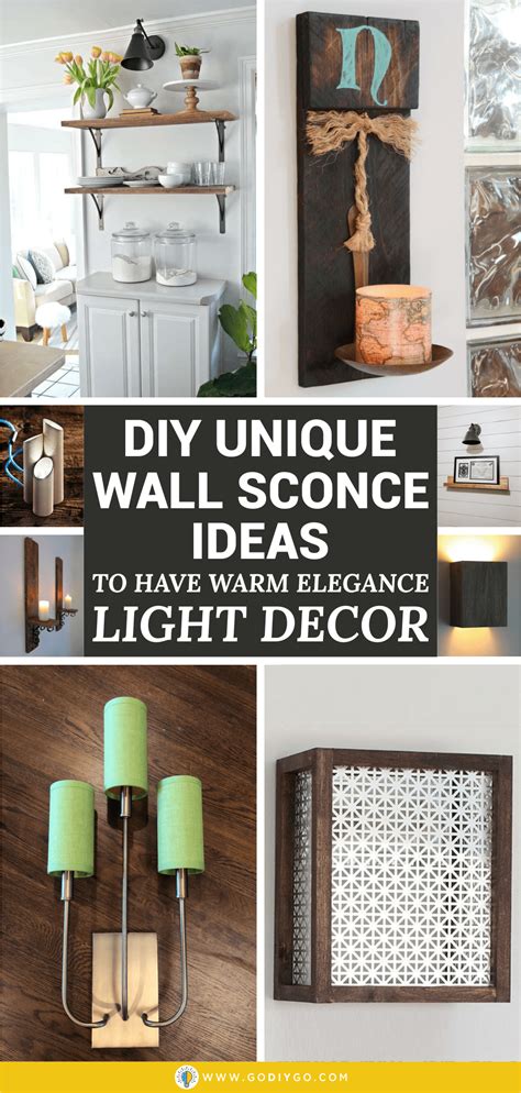 Diy Unique Wall Sconce Ideas To Have Warm Elegance Light Decor