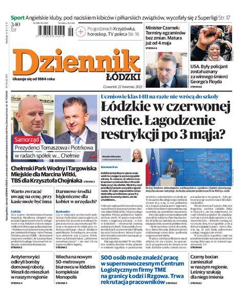 Dziennik łódzki jest największą i najstarszą gazetą regionu łódzkiego. Prasa 24 - Dziennik Łódzki - gazeta online - e-wydanie ...