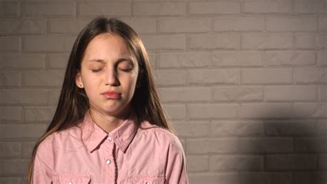 Upset Teen Girl Crying Stock Footage Video 100 Royalty Free 22617757 Shutterstock