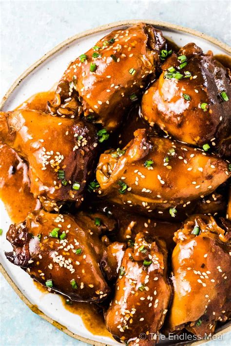 Best Slow Cooker Honey Garlic Chicken The Endless Meal