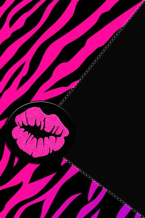 Pink Zebra Wallpaper Clipart Best