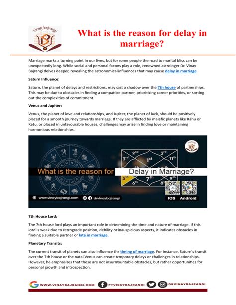 what is the reason for delay in marriage