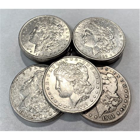 1 Lot Of 14 Pre 1921 Morgan Silver Dollars