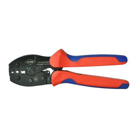 Ratchet Crimping Pliers For Insulated Cord End Terminals And Ferrules