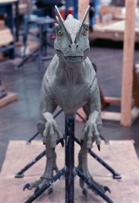 Jurassic Park 0018 Dilophosaurus Modeled By Stan Winston Studios