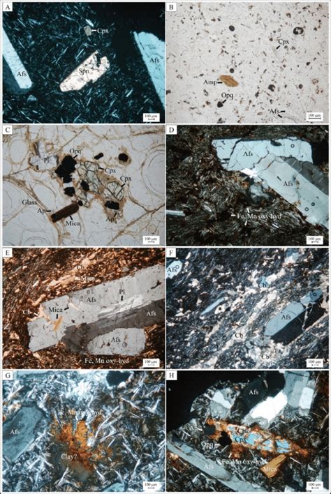 Selected Thin Section Photomicrographs Of The Investigated Megt