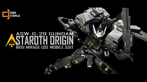 Custom Painted Gunpla 7 1144 Gundam Astaroth Origin Youtube