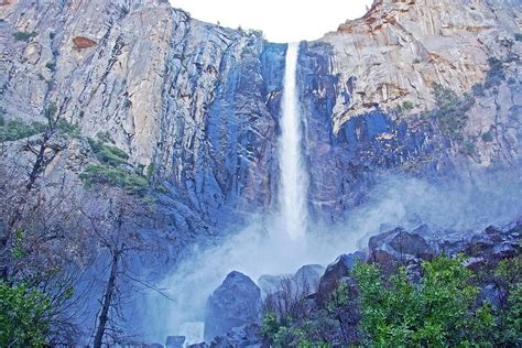 Bridalveil Falls In Yosemite Valley In Yosemite Valley Yosemite