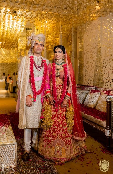 A Stunning Delhi Wedding With Customised Bridal Outfits Wedmegood