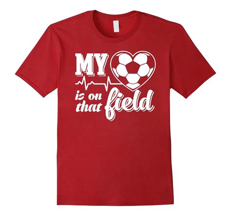 soccer mom shirt my heart is on that field soccer t shirt td teedep