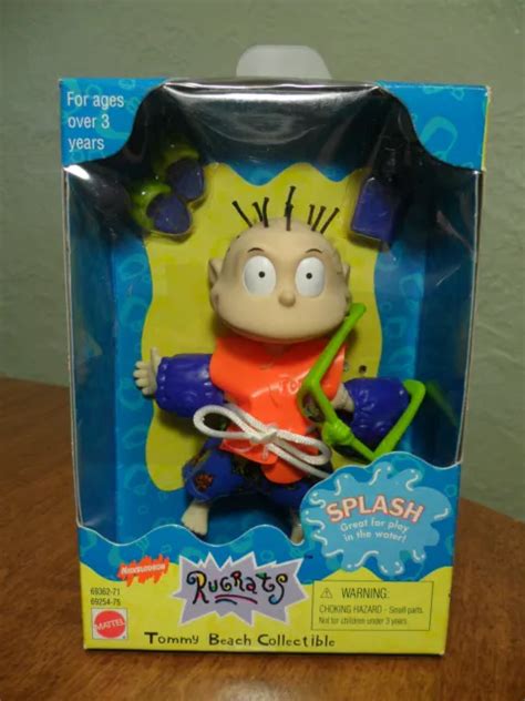 RUGRATS TOMMY BEACH Collectible Figure Viacom Nickelodeon Mattel 1998