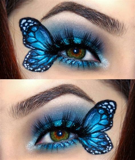 Butterfly Eye Makeup Blue Butterfly Mania