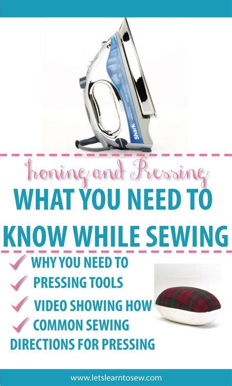 Ironing And Pressing What You Need To Know While Sewing Sewing