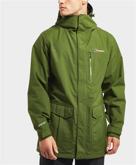 Berghaus Synthetic Hillmaster Gore Tex Waterproof Jacket In Green For