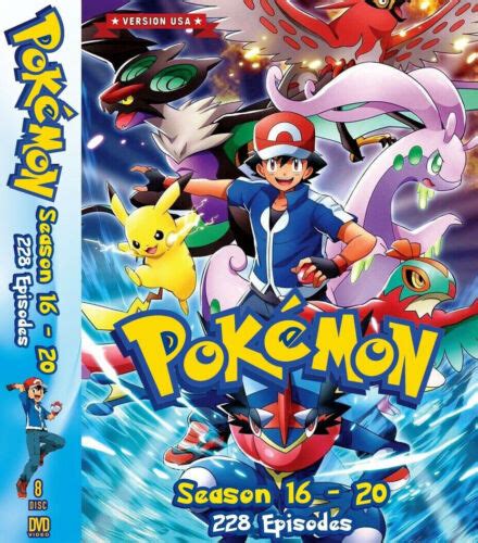 Pokemon Season 16 20 Episode 1 228 End English Audio Usa Version All