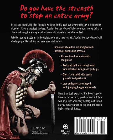 Spartan Warrior Workout Book By Dave Randolph Official Publisher