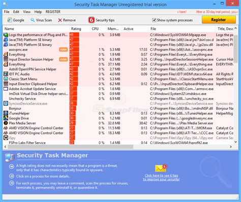 Security Task Manager Screenshot And Download At