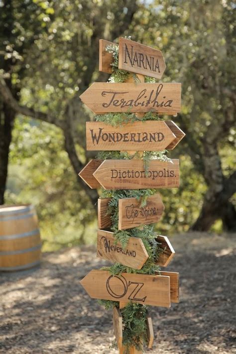 They arrive ready to hang with sawtooth hangers installed in the back. An Eclectic Literature Themed Wedding | Enchanted forest ...